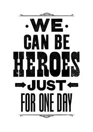 David Bowie Song Lyric Art David Bowie Art Print Music Inspired Print Typographic Print Heroes David Bowie Poster Weddi Song Lyrics Art David Bowie Bowie