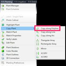 Copy Plants Along A Path Polyline Line Or Arc