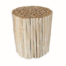 Furniture, lighting, mirrors & wall, decor, outdoor Round Teak Timber Driftwood Side Coffee Table White Wash Medium