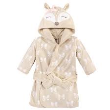 Choose from contactless same day delivery, drive up and more. Hudson Baby Infant Girl Cotton Rich Bathrobe Fawn 0 9 Months Target