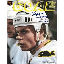 Mark Howe Autographed Hartford Whalers Program