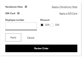 Keep your plastic gift card and use it as. Employee Discount Nordstrom