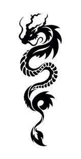 I Like The Asian Dragons Combined With The Tribal Style Small Dragon Tattoos Tribal Dragon Tattoos Dragon Tattoo