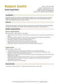 Cv examples see perfect cv examples that get you jobs. Legal Intern Resume Samples Qwikresume