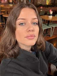 At first I regretted painting her hair blond but it's growing