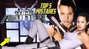 It is one woman's fearless quest. Lara Croft Tomb Raider Top 5 Movie Mistakes 2001 Angelina Jolie Video Game Adaptation Youtube