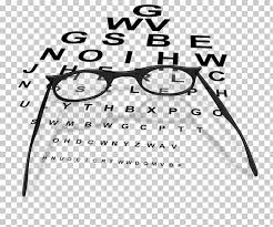 Glasses Eye Chart Eye Examination Glasses Png Clipart