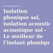 Isolants minces pllc
