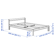 The ikea neiden bed frame is available in many stores as it has been registered as one of the regular furniture products. Neiden Bed Frame Pine 140x200 Cm Ikea