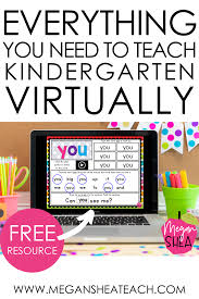 Virtual Teaching Kindergarten In 2020 Teaching Kindergarten Digital Learning Classroom Kindergarten Learning