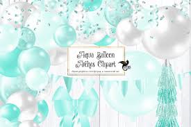 Download Aqua Balloon Arches Clipart 1203031 Illustrations Design Bundles