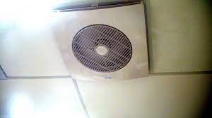 The location for the regular fan will need it suspended straight prior to wiring the exhaust fan, make sure the power is turned off. Item 4735 Ceiling Tile Fan Youtube