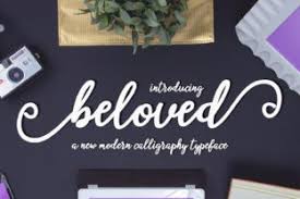 Browse a unique collection of the best wedding fonts and thousands of free typefaces to download. Beloved Script Font By Mrletters Creative Fabrica Font Bundles Romantic Fonts Premium Fonts