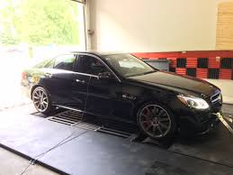 The installation succeeds in a few steps, as well as the retrofitting into the standard condition. Mercedes Benz E63 Amg 5 5l Biturbo Custom In House Dyno Tuning Amr Performance