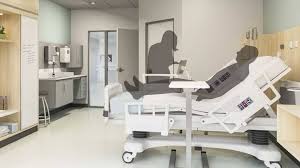 Medical concept with hospital building in flat style. Patient Room Design In Hospitals Steelcase