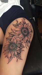 Go for a more vivid hue or a variety of shapes like in this flora ink. 1001 Ideas For Thigh Tattoos For Women Who Are The Ultimate It Girl