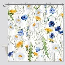 2020 popular 1 trends in home & garden, shower curtains, bath mats, consumer electronics with flower shower curtain and 1. Yellow Daisy Shower Curtains Cafepress