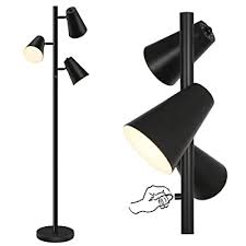 Your bedroom should be a place of rest, in the arms of your beloved! Buy Tree Led Floor Lamp For Mid Century Modern Contemporary And Industrial Decor Bright Reading 3 Way Standing Floor Lamp With 3 Adjustable Metal Shades For Living Room Bedroom Black Online In