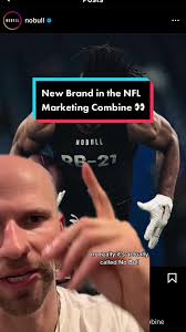 New Brand in the NFL Marketing Combine 👀