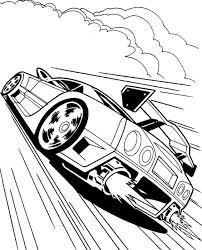 Free printable racecar coloring page. Cool Race Car Coloring Pages