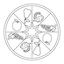 Mandala Herbstfruchte Mandalas Zum Ausmalen Mandala Herbst Ausmalen