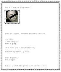 3rd Millennium Phenomena Cover Letters Barbara Fragogna