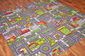 Road Map Rug Kids Area Rugs Play Rug Road Rug