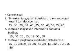 Berdasarkan data diatas buatlah pengaturan distribusi minyak agar dicapai jumlah biaya transportasi minimum dengan menggunakan metode least cost ! Pengertian Kuartil Adalah Suatu Bilangan Yang Dapat Dianggap Membagi Data Yang Telah Diurutkan Menurut Besarnya Dari Yang Terkecil Ke Yang Terbesar Ppt Download