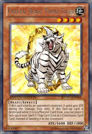 Besides good quality brands, you'll also find plenty of discounts when you shop for beast card during big sales. Crystal Beast Topaz Tiger Beast Yugioh Monster Cards
