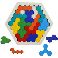 More than a mere decorative piece, this classic puzzle game makes a fun brain teaser for all ages. Wooden Puzzles Brain Teasers Toy Adults Hexagon Shape Tangram Puzzle Montessori Educational Educational Toys Planet