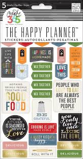 Recipe Organizer Stickers Happy Planner Recipe Organization Happy Planner Stickers