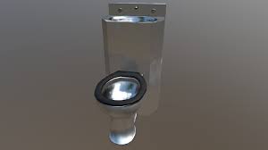 prison cell toilet 3d model by