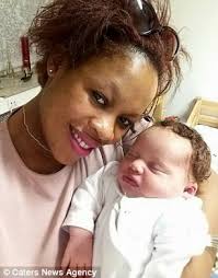 Black mother-of-three is stunned after having white child