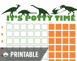 potty training chart dinosaur its potty by