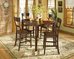 Barrister 5pc Counter Height Table Set In Rustic Brown Finish Famous Brand Furniture Ht Ashley Dining Table Ashley Furniture Dining Ashley Furniture Dining Set