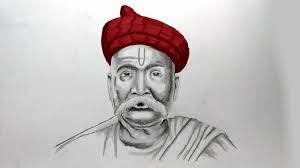 Pin On Indian Freedom Fighters Drawing