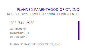 1720117005 Npi Number Planned Parenthood Of Ct Inc Danbury Ct Npi Registry Medical Coding Library Www Hipaaspace Com C 2021
