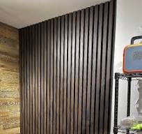 Dark Walnut Slat Wall Eco Panels