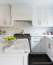 modern white marble glass kitchen