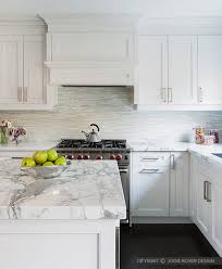 They add timeless beauty and luxury to the cooking space. Modern White Marble Glass Kitchen Backsplash Tile Backsplash Com