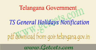 Ts Govt Holidays 2021 2022 Pdf Telangana General Optional Holidays