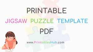 Online puzzle games for kids and toddlers. Free Printable Jigsaw Puzzles For Kids Pdf Blank Template Printables Hub