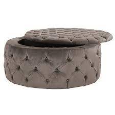 Richmond interiors is the brand for a complete interior concept. Pouf Hocker Lulu Stone Grau Velvet 100cm Von Richmond Interiors