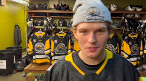 Dillon Anderson's pre game speech! The boys went out and scored five times  in the opening period! Well done Dillon!