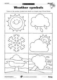 Weather Chart Coloring Pages Weather Symbols Weather Activities Preschool Weather Crafts