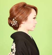 和髪 着物スタイル ヘアカタログ 銀座 美容室 1カラット 美髪 着物 髪型 ボブ ヘアスタイル アップ