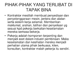 Mengelakkan dari berlakunya kemalangan kepada orang awam. Keselamatan Dalam Pembinaan Ppt Download