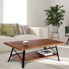 Shop coffee tables at target. Olee Sleep 46 Cocktail Wood Metal Legs Coffee Table End Table Side Table Dining Table Sofa Table Tv Table Vanity Table Office Table Computer Table Rustic Brown Amazon Ca Home Kitchen