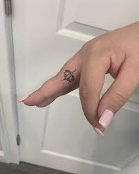 Sydney Smith On Instagram Lotus Flower Finger Tat Done Yesterday For Finger Tat Friday Booking Ev Cool Finger Tattoos Finger Tattoos Finger Tattoo For Women