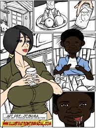 Illustrated interracial 